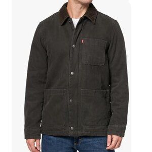 Levi's Men's Cotton Canvas Chore Coat Olive XL